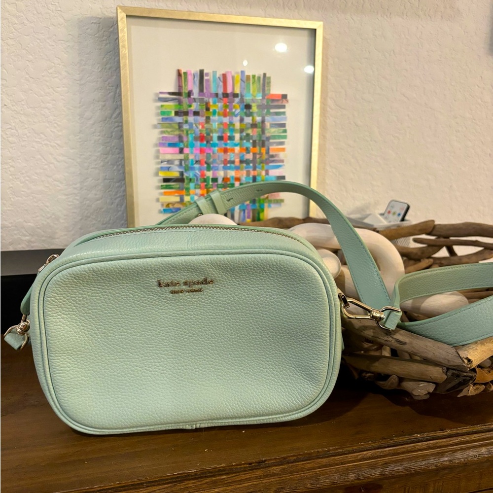 Kate Spade Mint Green Crossbody Bag.
